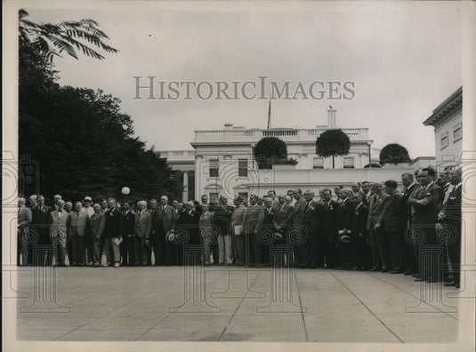1936 Press Photo Third World Power Conference delegates at the White House - Historic Images