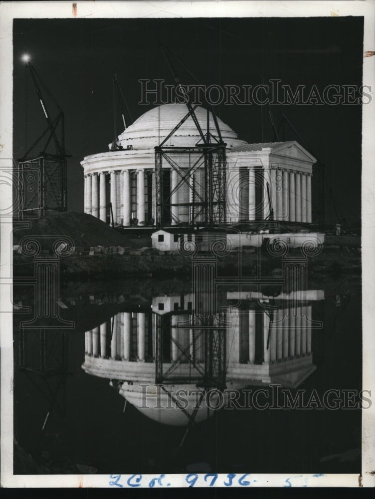 1941 Press Photo The new Jefferson Memorial near completion - Historic Images