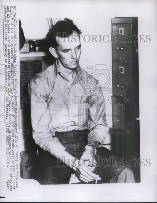 1954 John Wesley Wable convicted of being the "Phantom Killer"-Historic Images