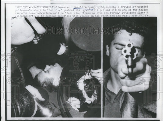 Press Photo Gerald Watson ready to kill - Historic Images