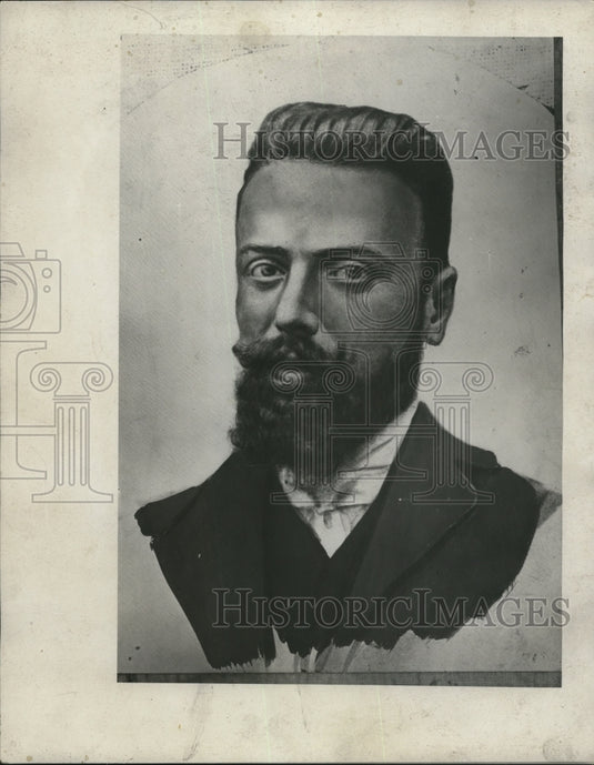 1929 Press Photo Professor Canella as he looked in 1914 before he went to War - Historic Images