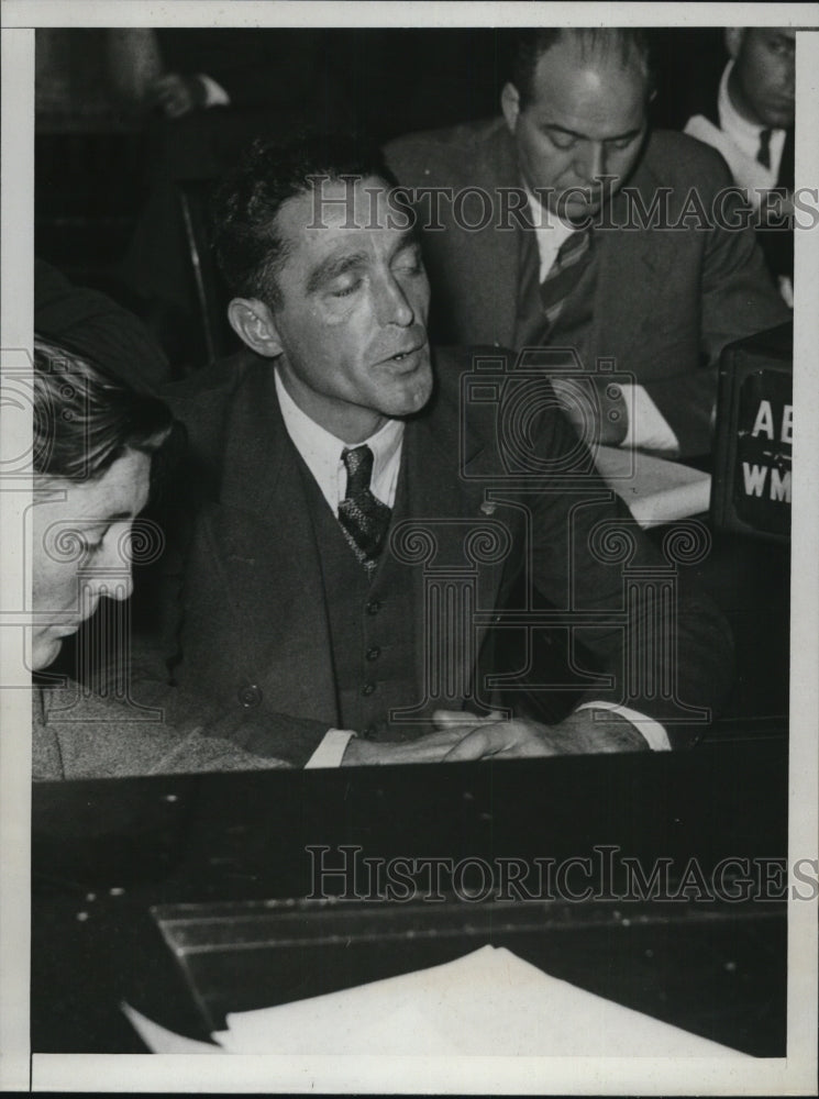 1934 Press Photo William Bernhardt, seaman of the Morro Castle - Historic Images