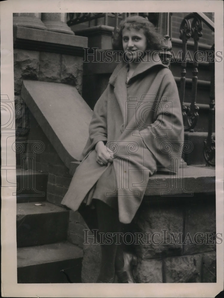 1922 Press Photo Helen Kaminiski Jersey City NJ said dad killed her mother - Historic Images