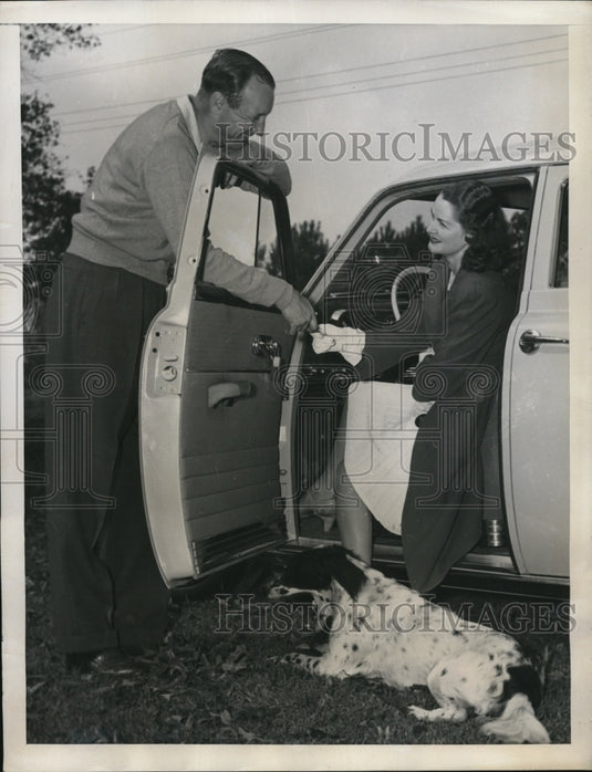 1945 Press Photo Birningham Ala Fred Walker one of baseball's greatest outfield - Historic Images