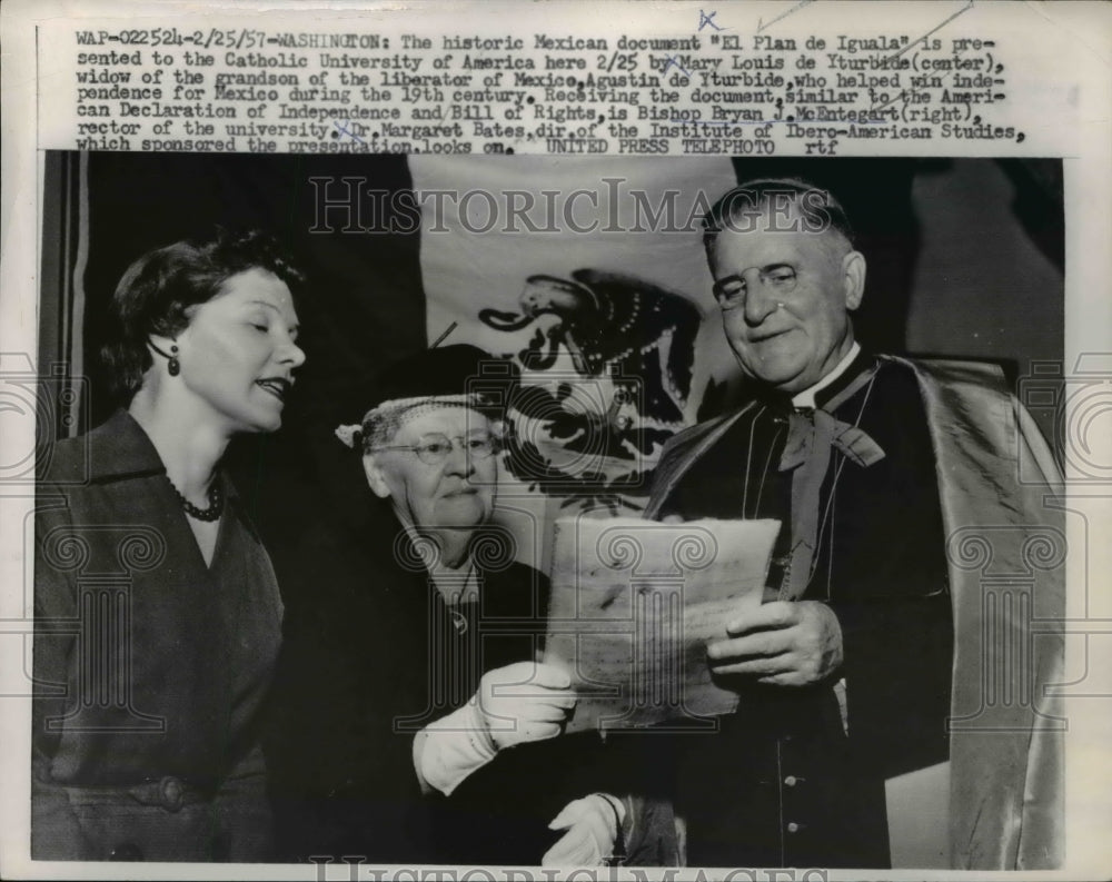 1957 Press Photo The catholic University of America by Mary Louis de Yturbide - Historic Images