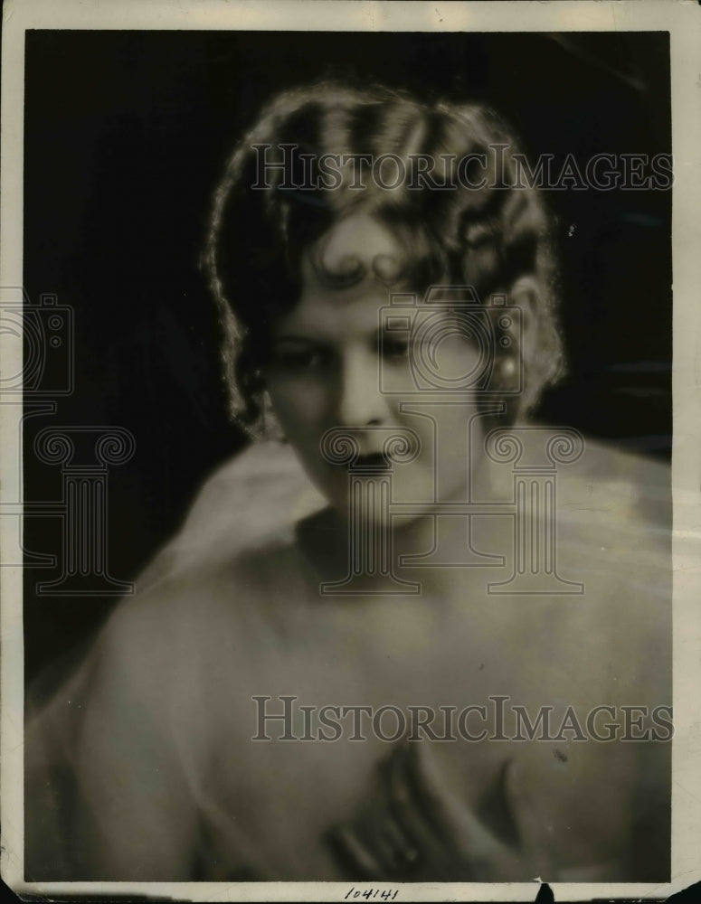 1929 Press Photo Miss Betty Reid was chosen the most beautiful girl in campus - Historic Images