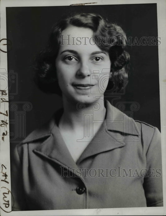 1935 Press Photo Flossie Aaron - Historic Images
