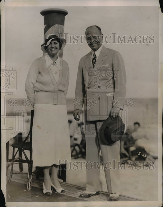 1937 Press Photo Mrs James A Moffett is planning friendly divorce action against - Historic Images