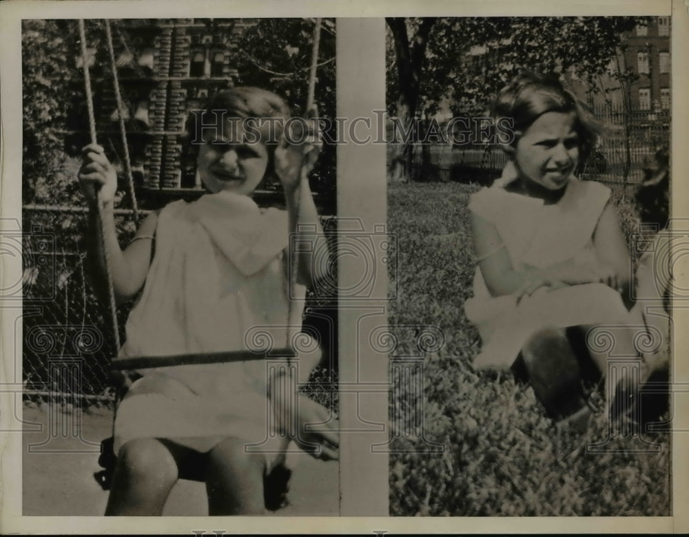 1937 Press Photo Two candid shots of Mary Maglione - Historic Images