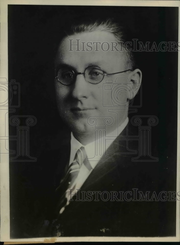 1928 Press Photo Prof. Victor K LaMer Columbia Univ - Historic Images