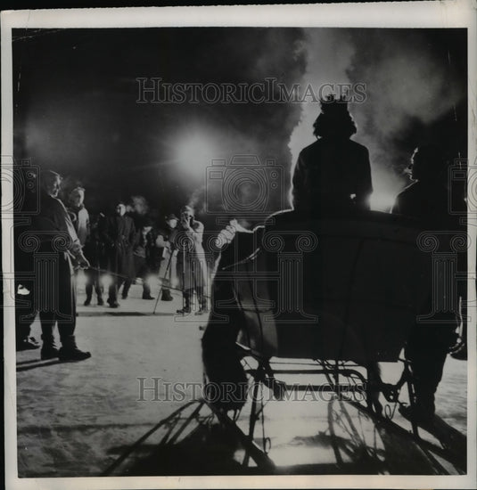 1949 Press Photo Dartmouth college Hanover NH Winter Carnival - Historic Images