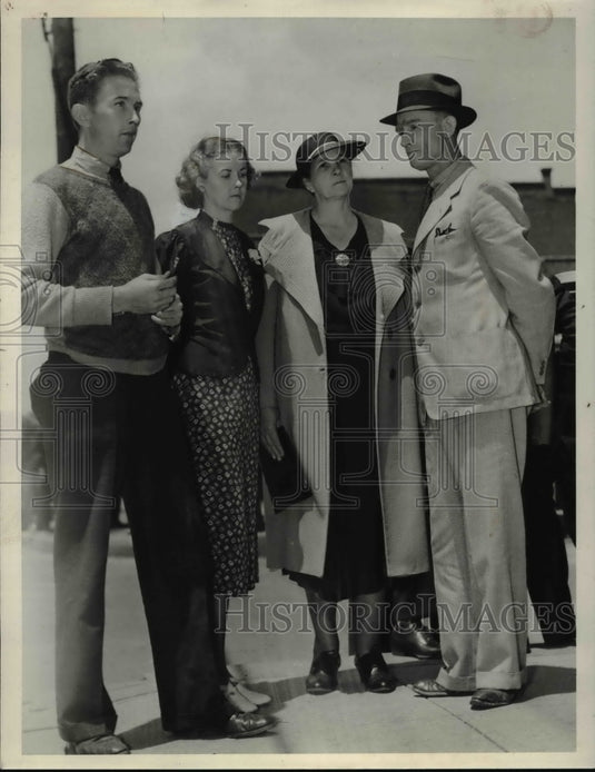 1938 Press Photo M.A. Musich & family; son, Jennings-Day Pauline - ned69353-Historic Images