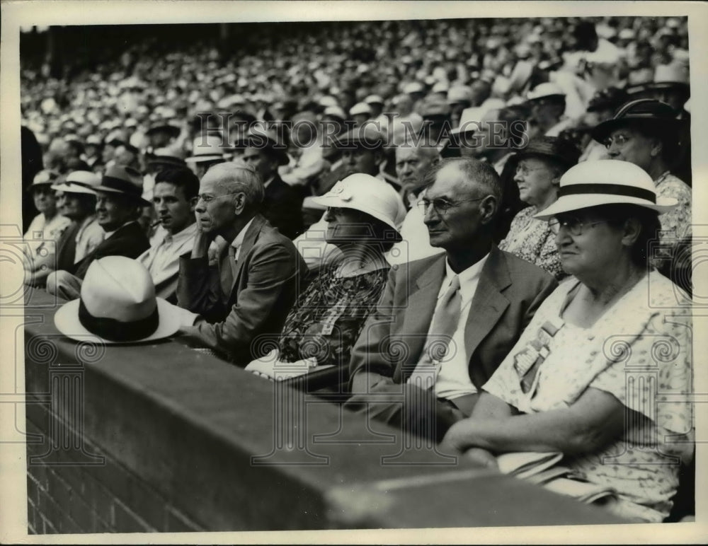 1938 Press Photo of a crowd listening to William Lemke - Historic Images