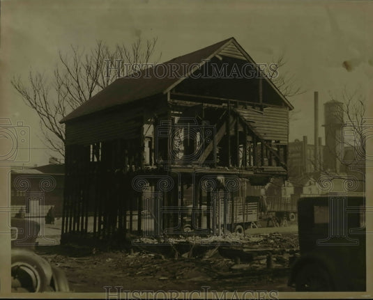 1930 Press Photo House at 2130 rockville road in Cleveland Ohio - Historic Images