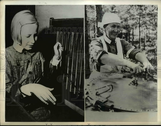 1940 Press Photo Lotta Svaard Women's Organization of Finland - Historic Images