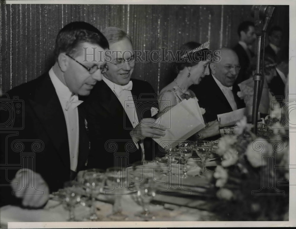 1938 Press Photo In the Honor of Swedish Royalty - Historic Images