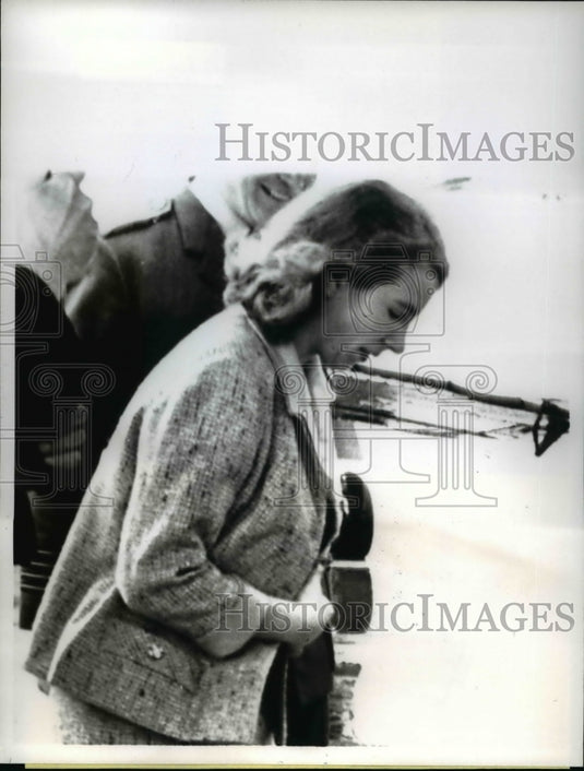 1966 Press Photo Princess Ann suffered a broken nose after falling from a horse - Historic Images