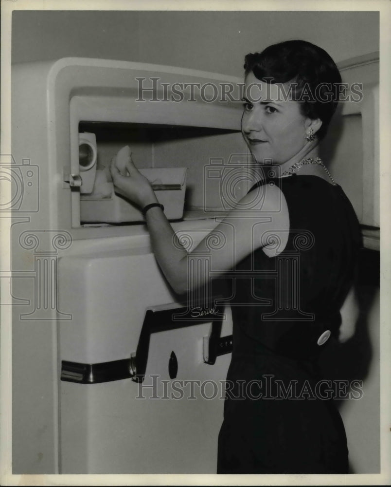 1957 Press Photo Servel refrigerator house of enchantment - Historic Images