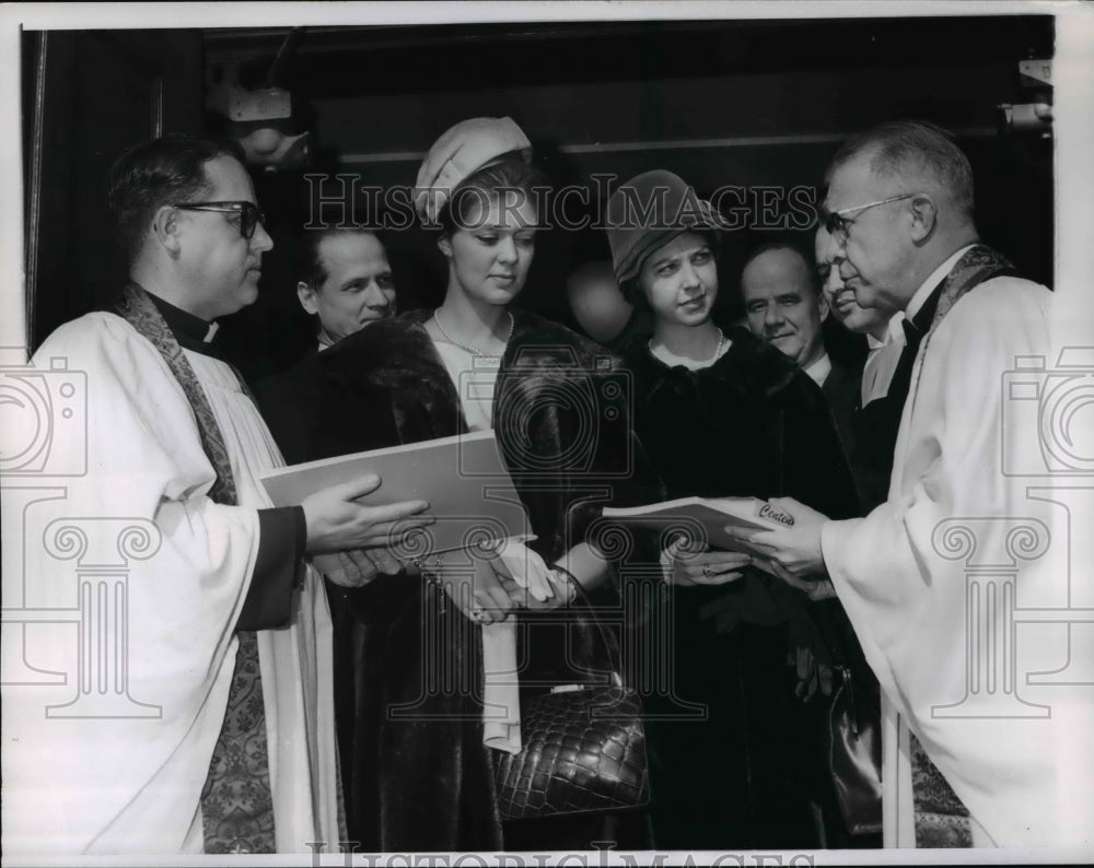 1960 Press Photo Swedish Princess Birgitta, Desiree, C.J. Curtis, O.V. Anderson - Historic Images