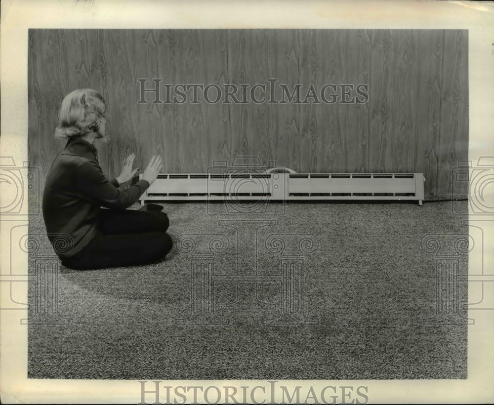 1963 Press Photo Electrical Heater - Historic Images