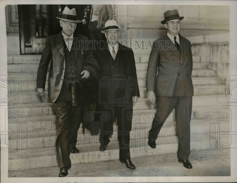 1935 Press Photo Justices Frank F Lloyd, Ralph Dongers &amp; Harry Heher - Historic Images