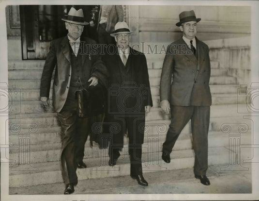 1935 Press Photo Justices Frank F Lloyd, Ralph Dongers & Harry Heher - Historic Images