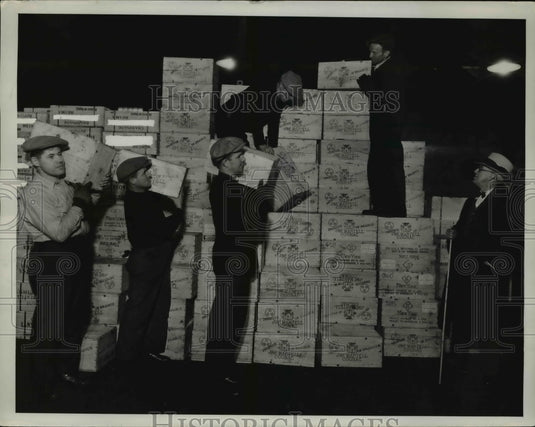 1933 Press Photo The Martell Cognac Brandy - Historic Images