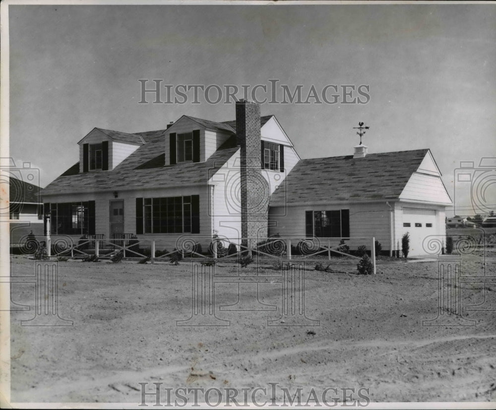 1957 Press Photo Bay Village West Side Ohio Home - Historic Images