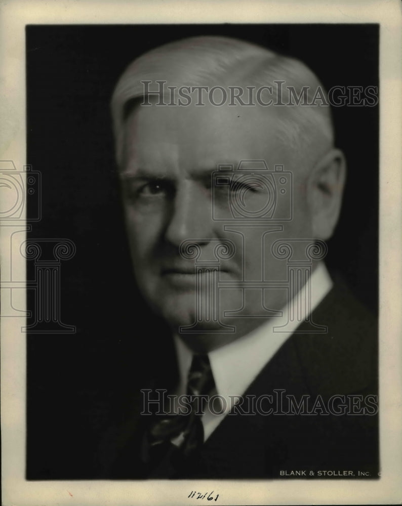 1929 Press Photo Samuel McHobberts Chairman Chatman Phoenix Nat&#39;l Bank &amp; Trust - Historic Images