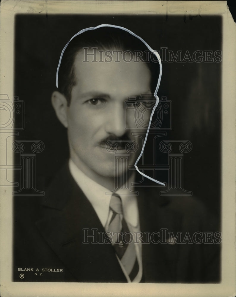 1928 Press Photo Leader of Brazilian-American expedition Tozzi Calvao - Historic Images