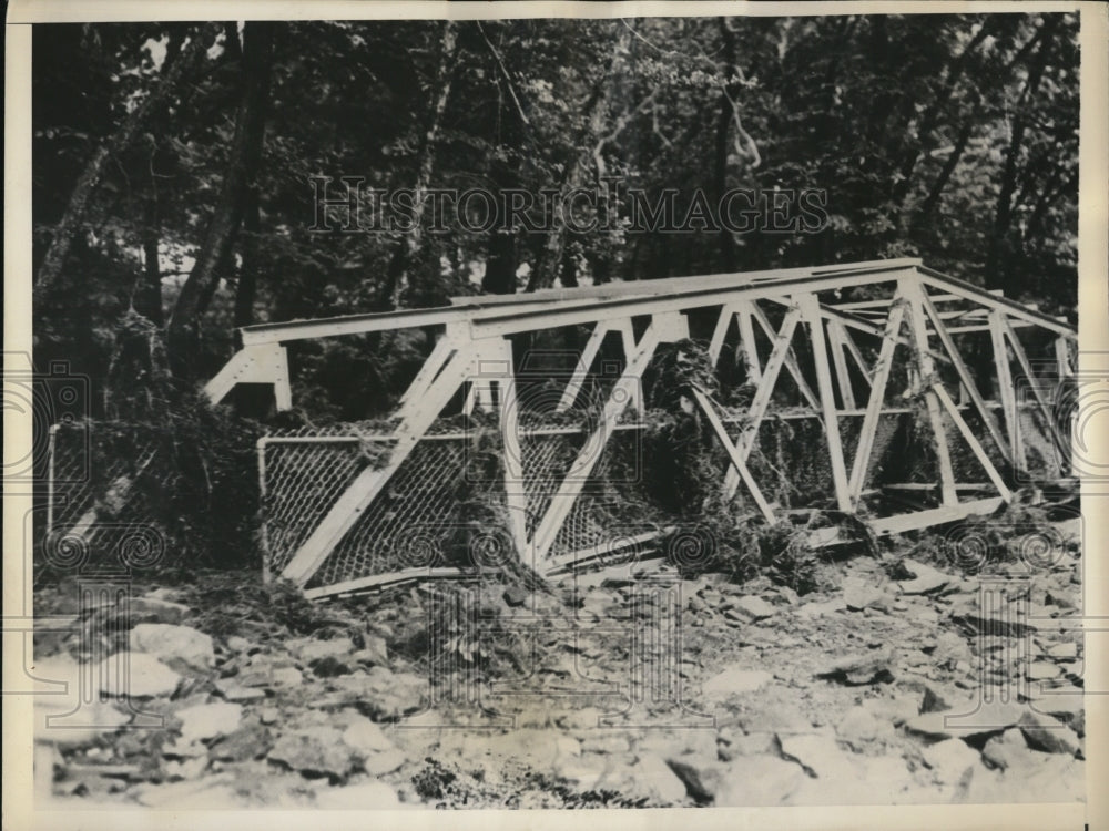 1935 Press Photo Flood devastated the eastern Pennsylvania - Historic Images