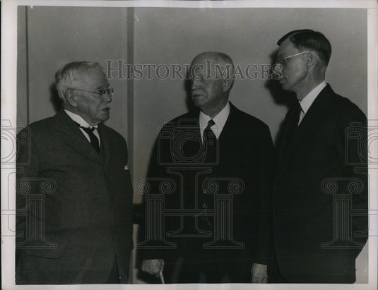 1936 Press Photo Dr. James Bryant Conant in Philadelphia, Pennsylvania - Historic Images