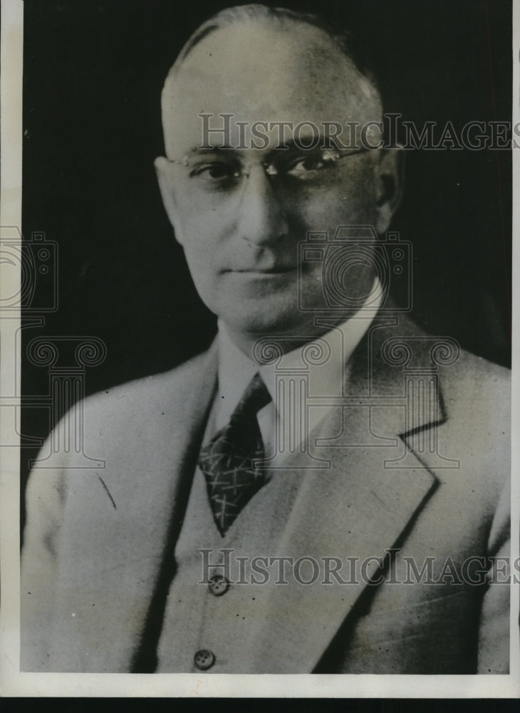 1934 Press Photo Atrthur Mellott appointed to a new position - Historic Images