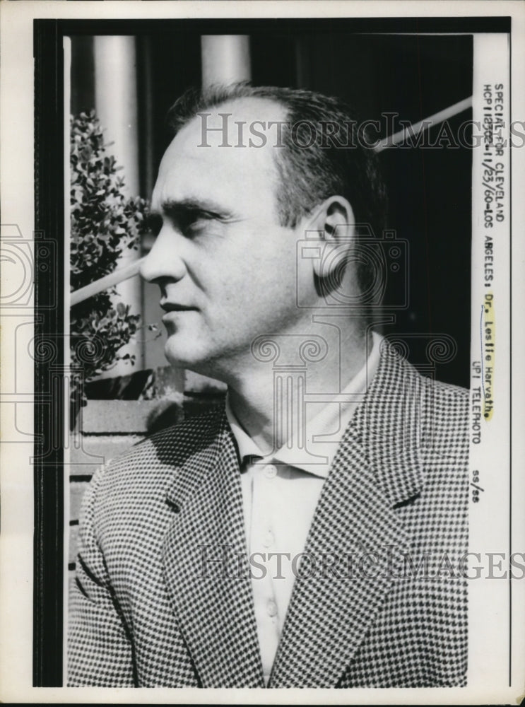 1960 Press Photo Dr. Leslie Harvath - Historic Images