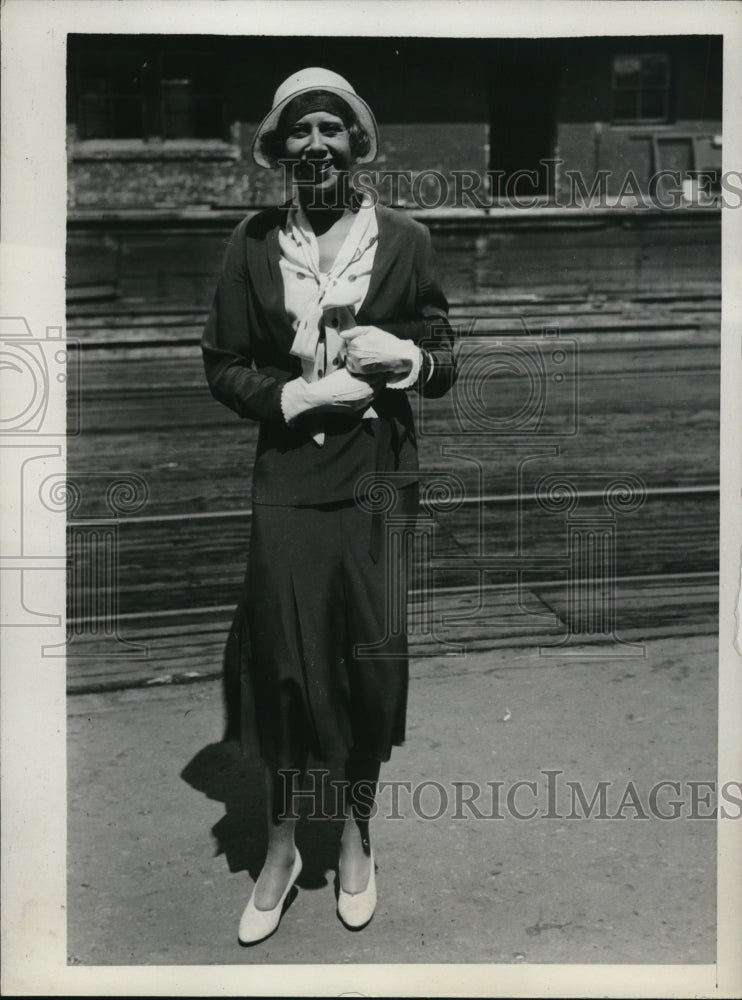 1931 Press Photo Mrs. William Christopher Hayes Jr.m awaits her final Freedom - Historic Images