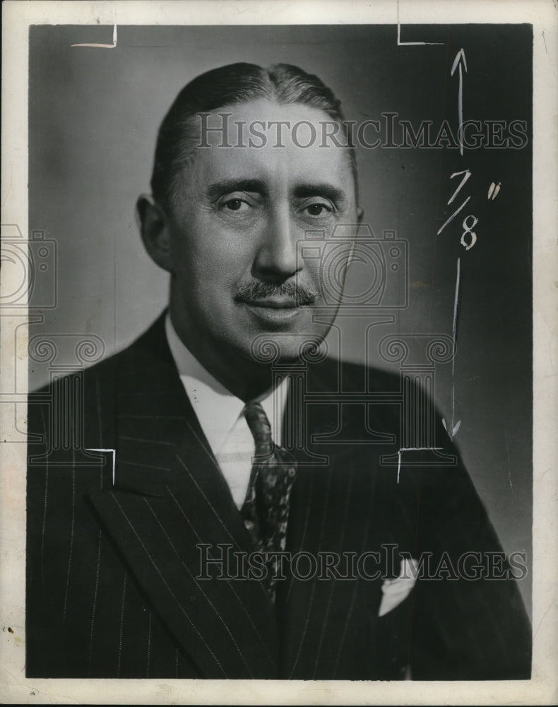 1946 Press Photo Dr. Ralph Sockman of the First Methodist - Historic Images