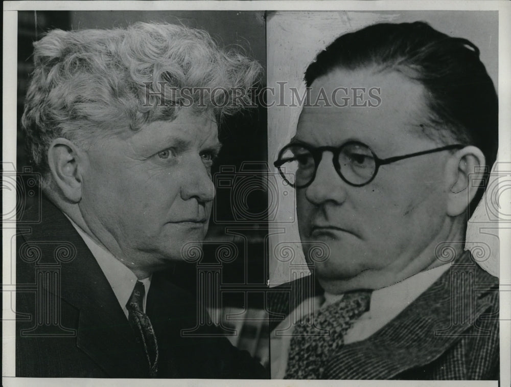 1934 Press Photo Presiding Judge Collier &amp; Judge Allan Campbell - Historic Images