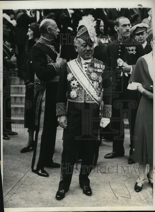 1932 Press Photo  Katsuji Debushi Japanese Amb to US at the Capitol - Historic Images