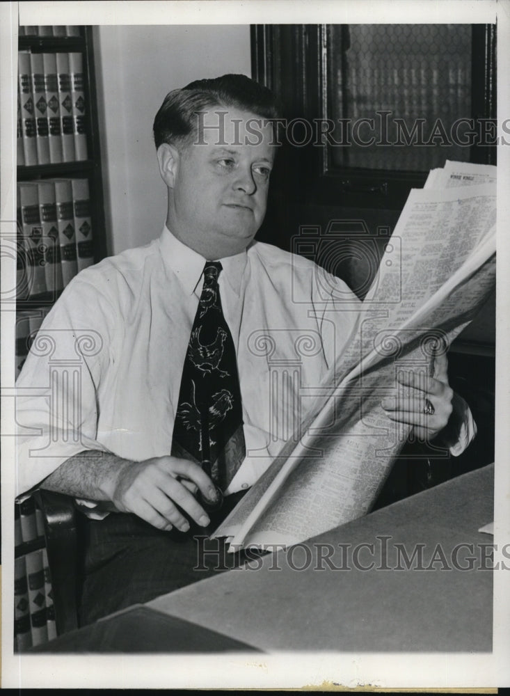 1946 Press Photo Donald Murray Acquitted of Major John Fletcher Slaying Chicago - Historic Images