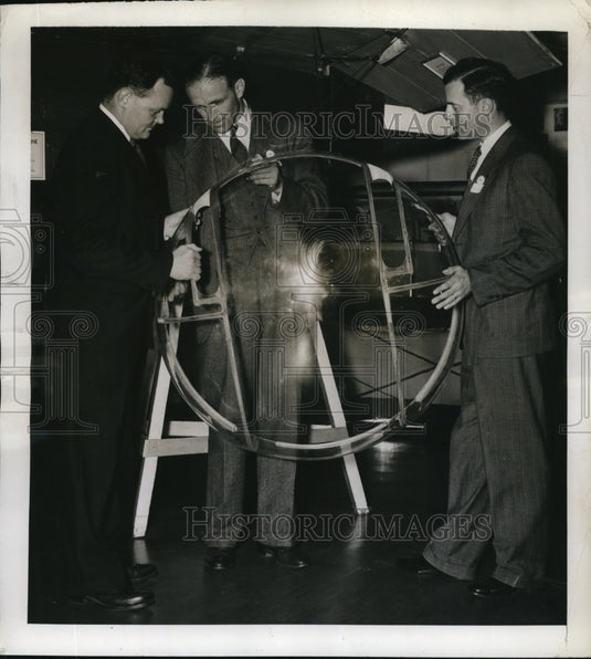 1941 Press Photo Philadelphia Pa LC Miller, CL Morris, RH McClarren - Historic Images