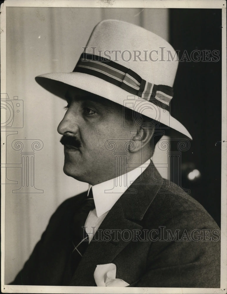 1926 Press Photo Soft Bleached Milan Panama hat - Historic Images