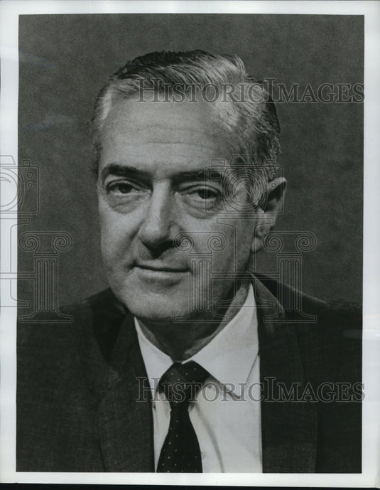 1969 Press Photo Howard K Smith ABC News commentator - Historic Images
