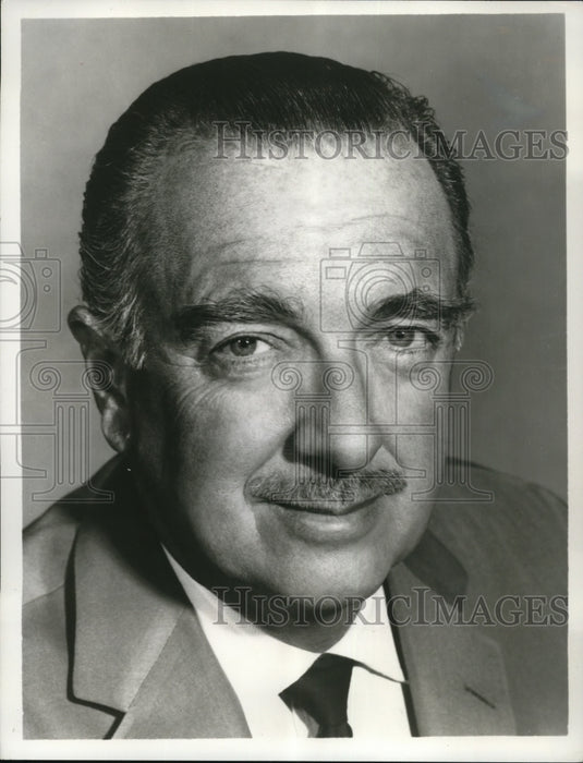 1968 Press Photo CBS News Correspondent Walter Cronkite - Historic Images