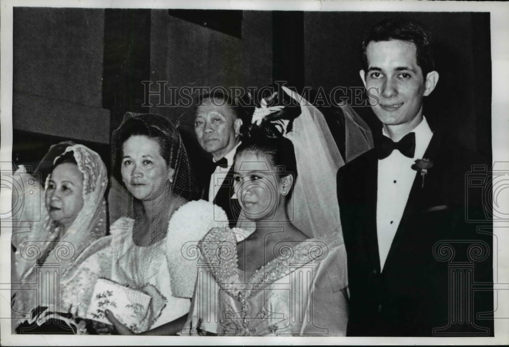 1968 Press Photo Robert Joseph Puckett grandson of Phippine Vice Pres. wedding. - Historic Images