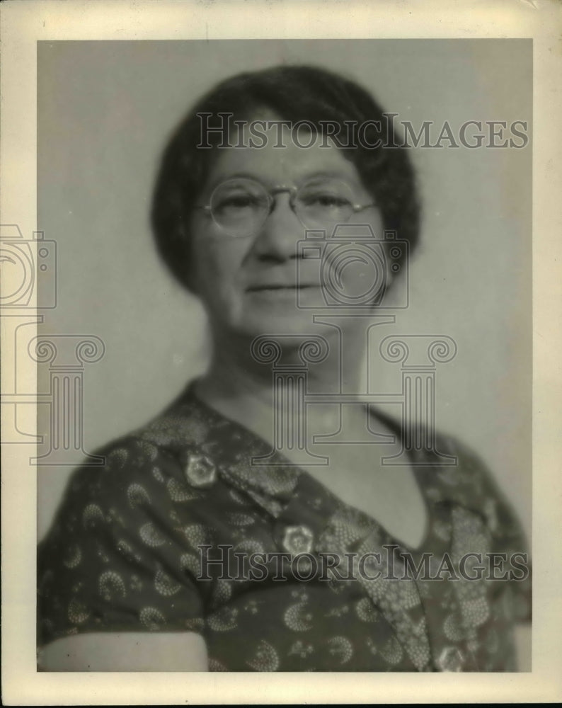 1932 Press Photo Mrs. Ida Zwick - Historic Images