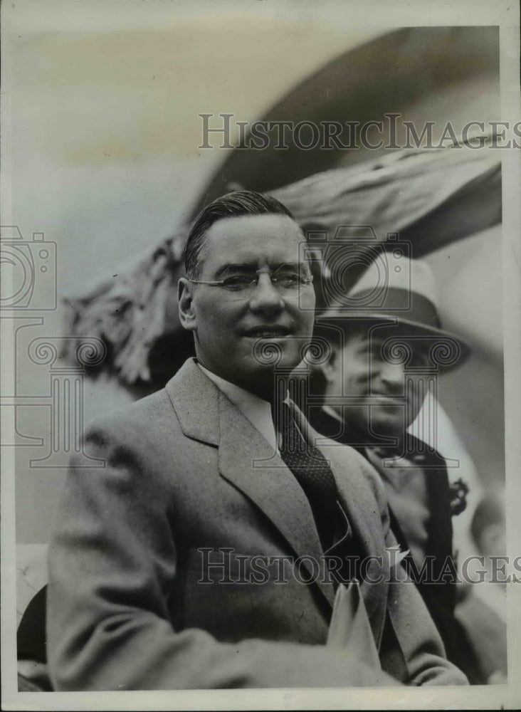 1934 Press Photo Mr and Mrs Robert Aithen attending General Electric Convention - Historic Images