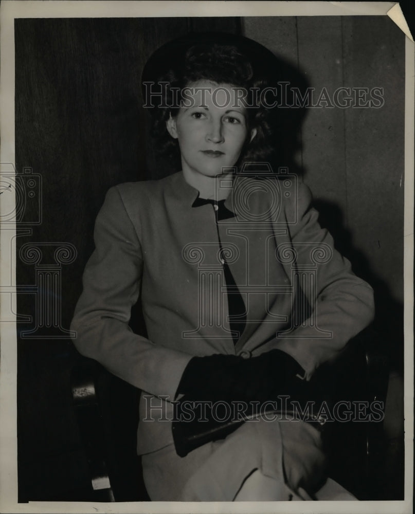 1946 Press Photo Annita McCree on Court after the Probation - Historic Images