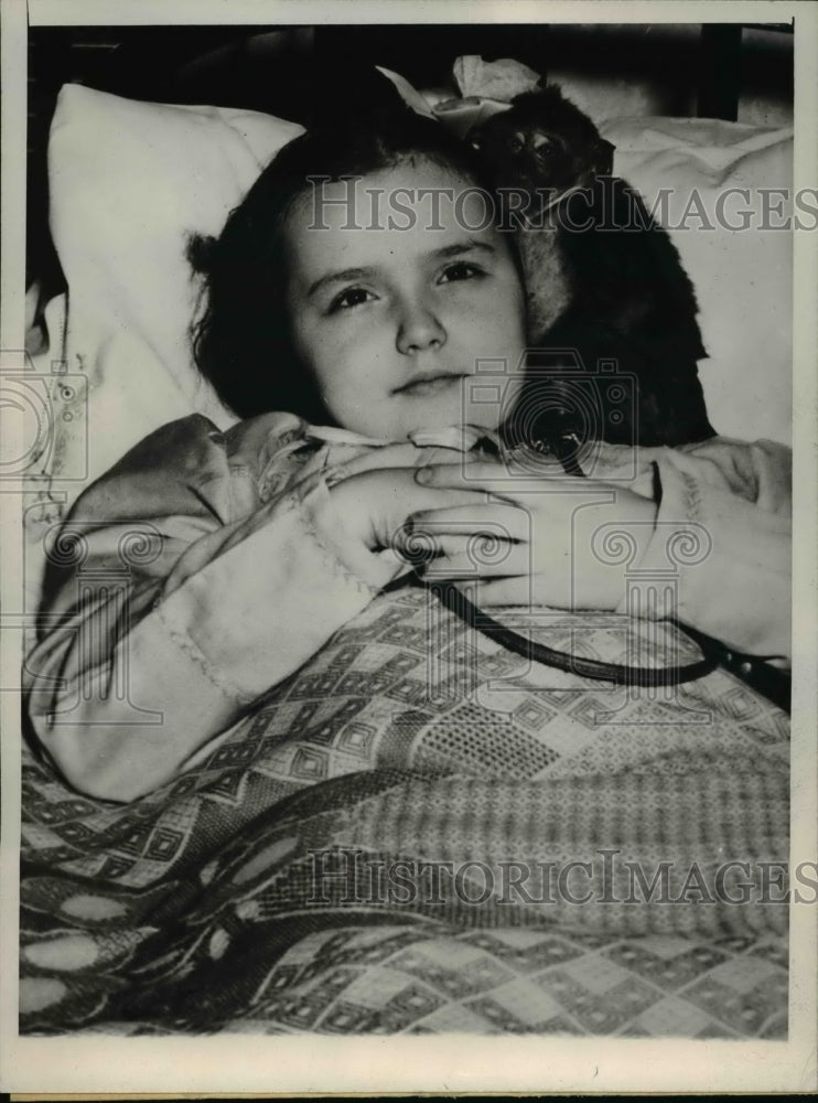 1946 Press Photo Gloria McConnell, Rheumatic Fever Victim - Historic Images