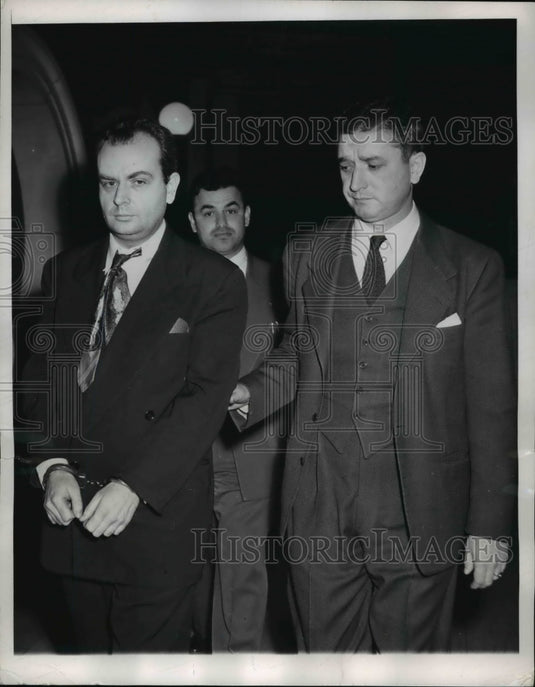 1950 Press Photo Northwestern Curator John F. O'Malley Arrested by Emil Golonka - Historic Images