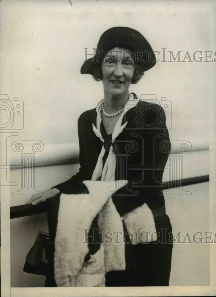 1931 Press Photo Mrs. Paul Phipps married to Maurice Lefty - Historic Images